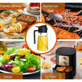 2-in-1 Öl-Dosierer & Sprühflasche – Präzise Dosierung & Vielseitigkeit für deine Küche!