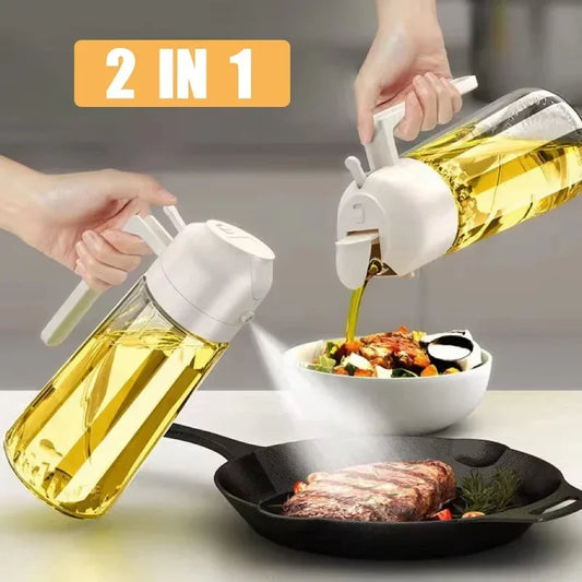 2-in-1 Öl-Dosierer & Sprühflasche – Präzise Dosierung & Vielseitigkeit für deine Küche!