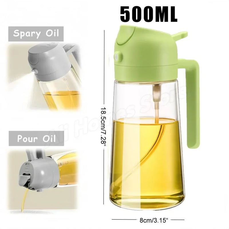 2-in-1 Öl-Dosierer & Sprühflasche – Präzise Dosierung & Vielseitigkeit für deine Küche!