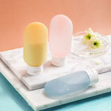 Silikon Reise-Flaschen (4er-Set, 60 ml) – Nachfüllbar, auslaufsicher & perfekt für unterwegs!