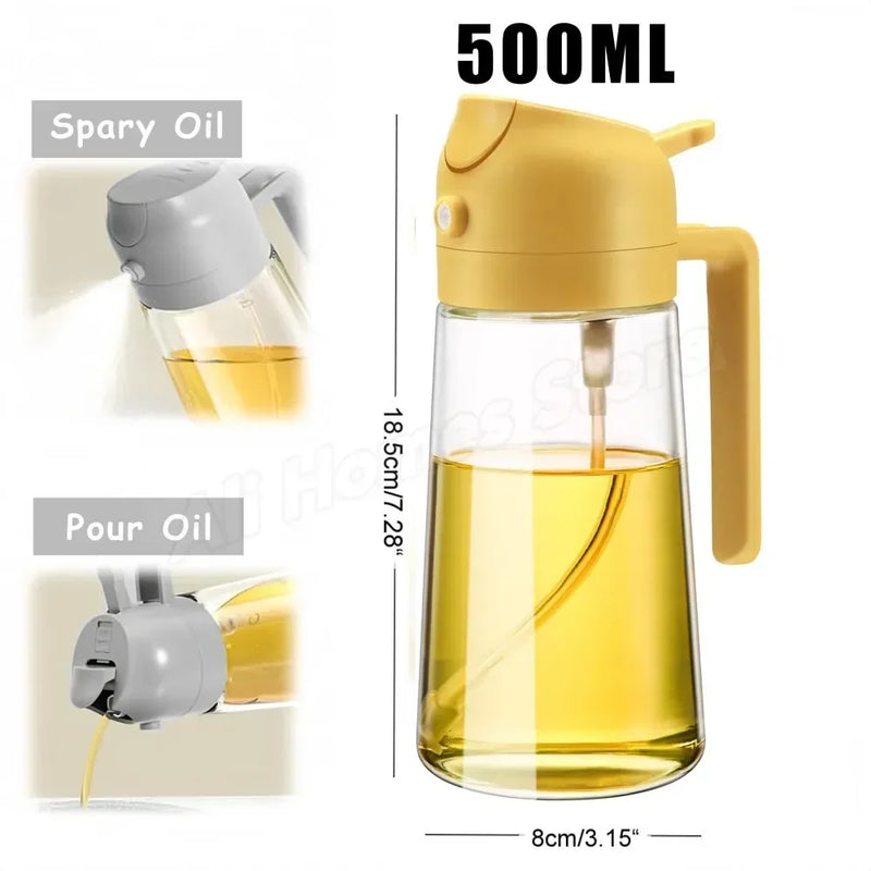 2-in-1 Öl-Dosierer & Sprühflasche – Präzise Dosierung & Vielseitigkeit für deine Küche!