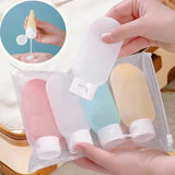 Silikon Reise-Flaschen (4er-Set, 60 ml) – Nachfüllbar, auslaufsicher & perfekt für unterwegs!