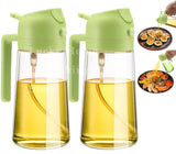 2-in-1 Öl-Dosierer & Sprühflasche – Präzise Dosierung & Vielseitigkeit für deine Küche!